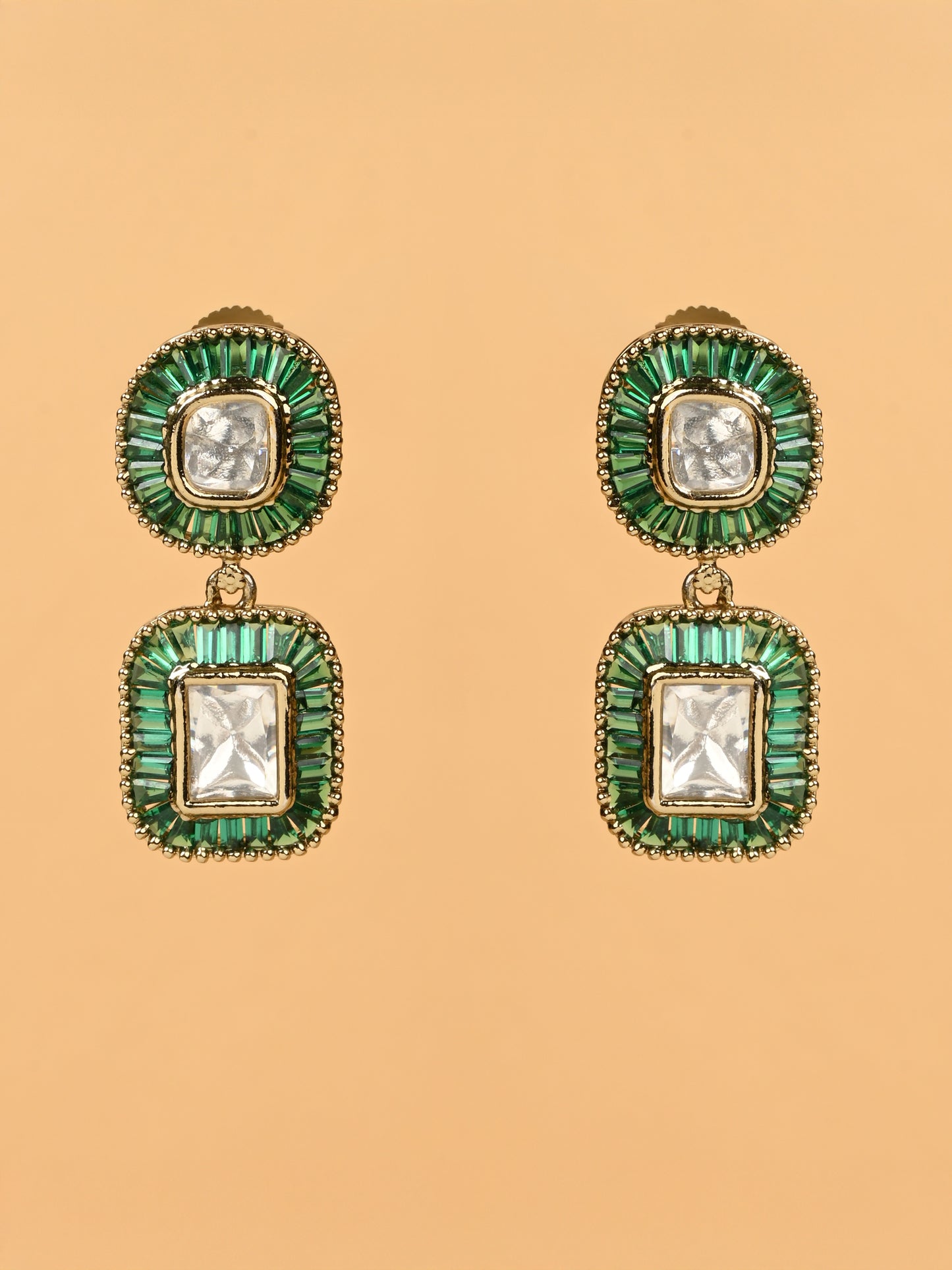 Emerald Radiance Earrings