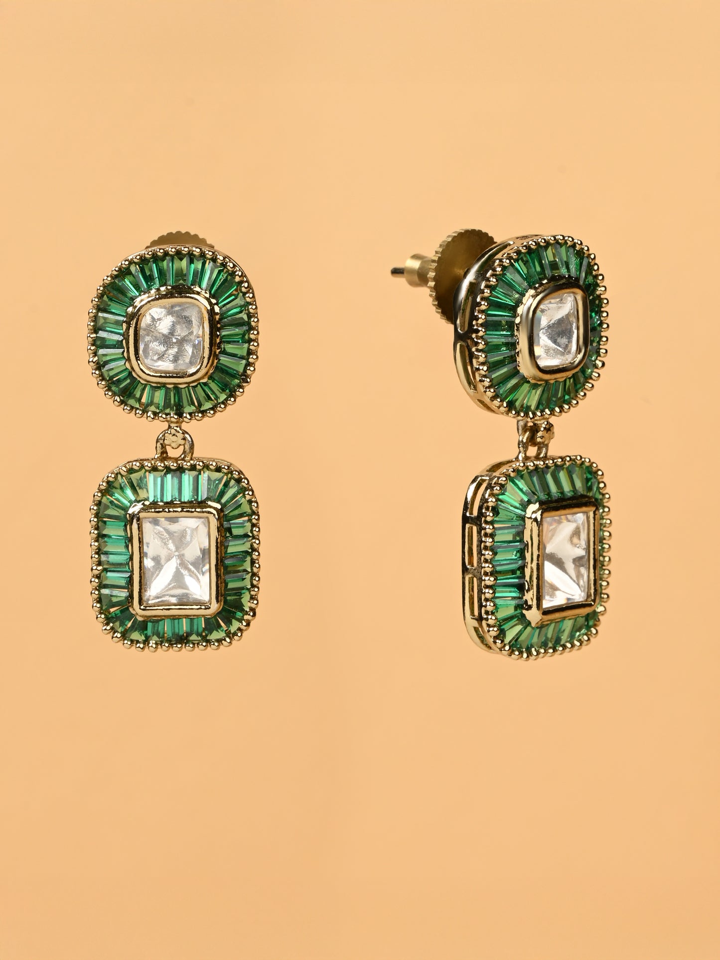 Emerald Radiance Earrings