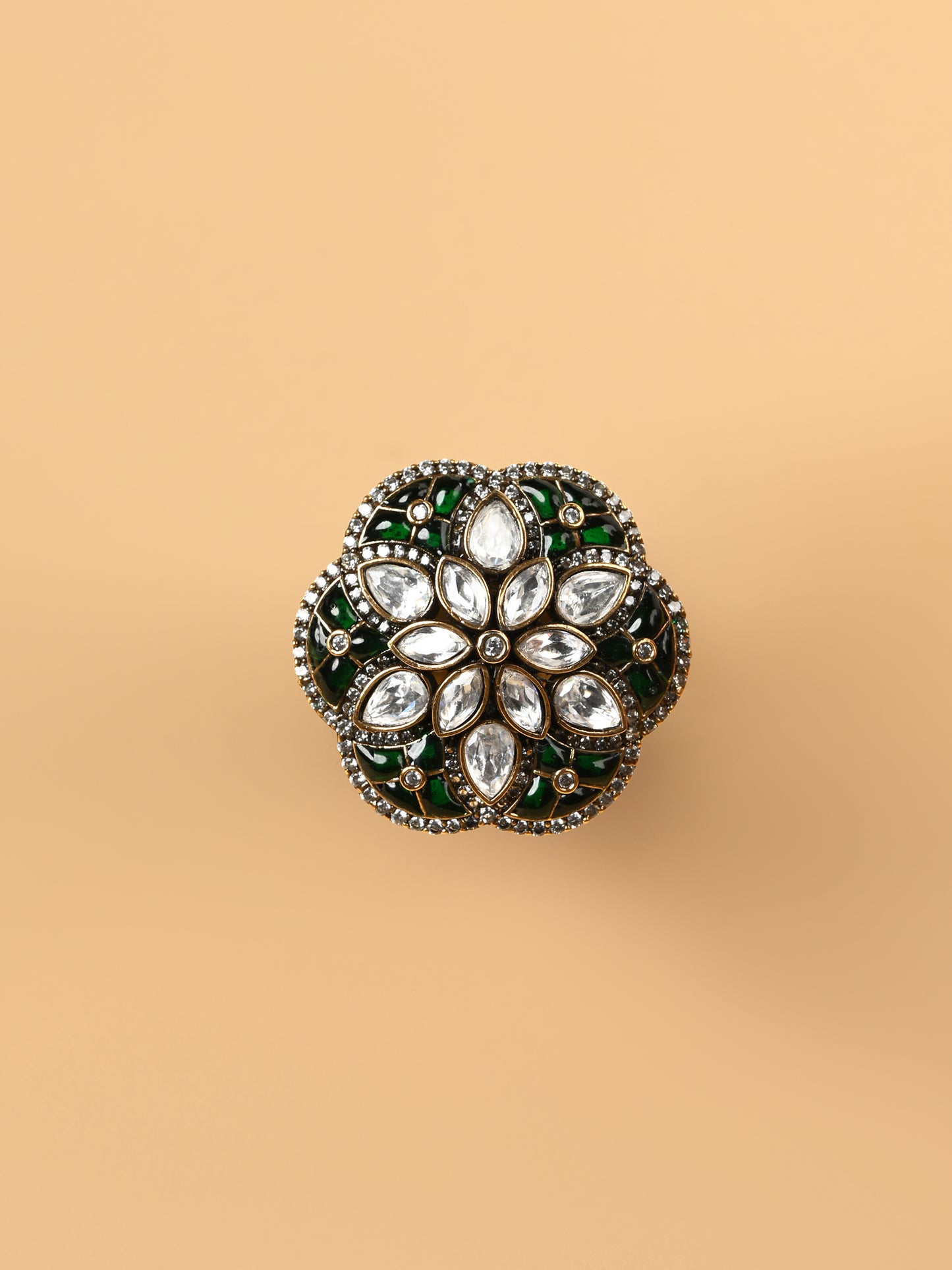 Siyara Kundan Ring