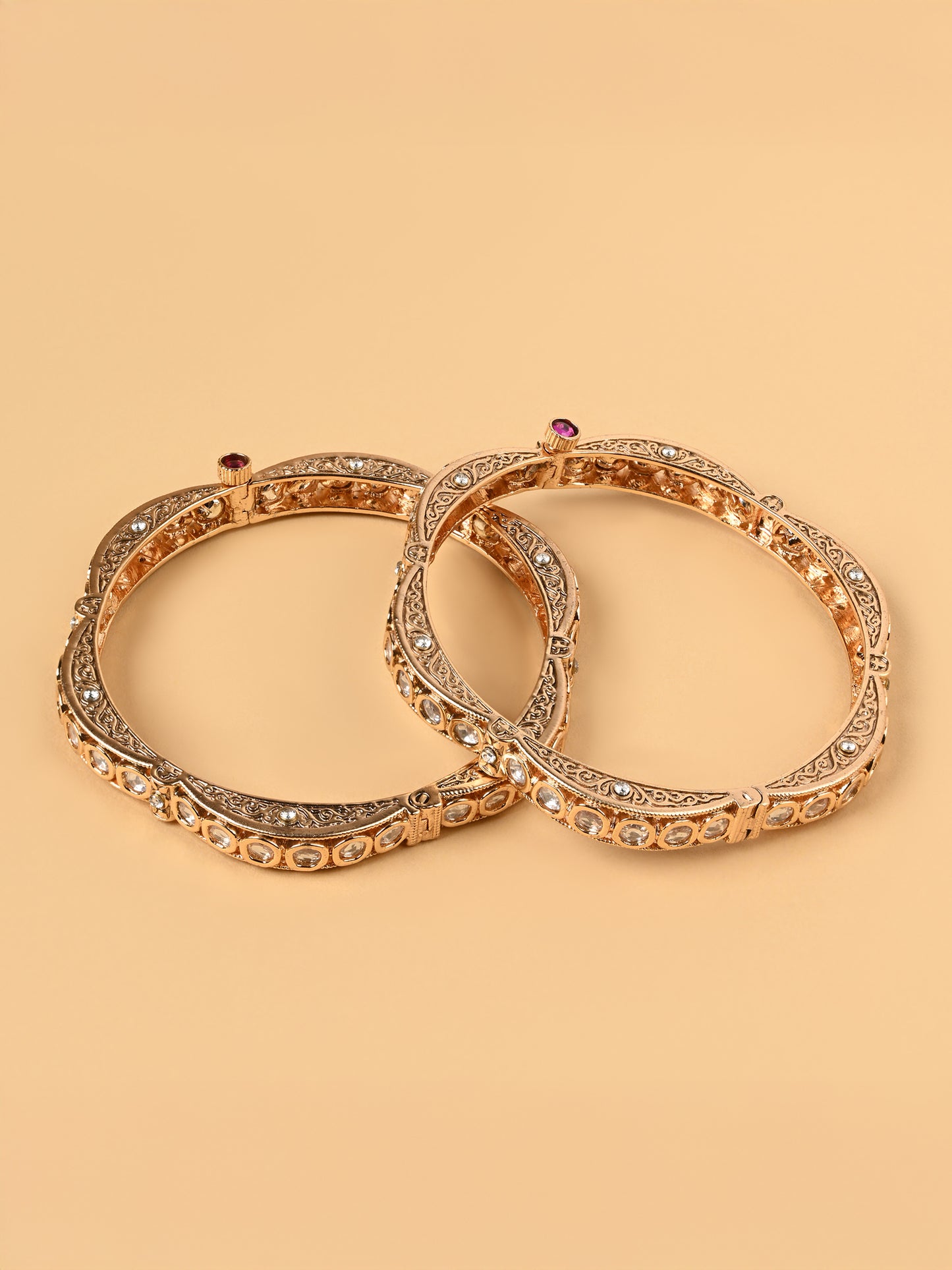 Mohini Openable Kundan Bangle