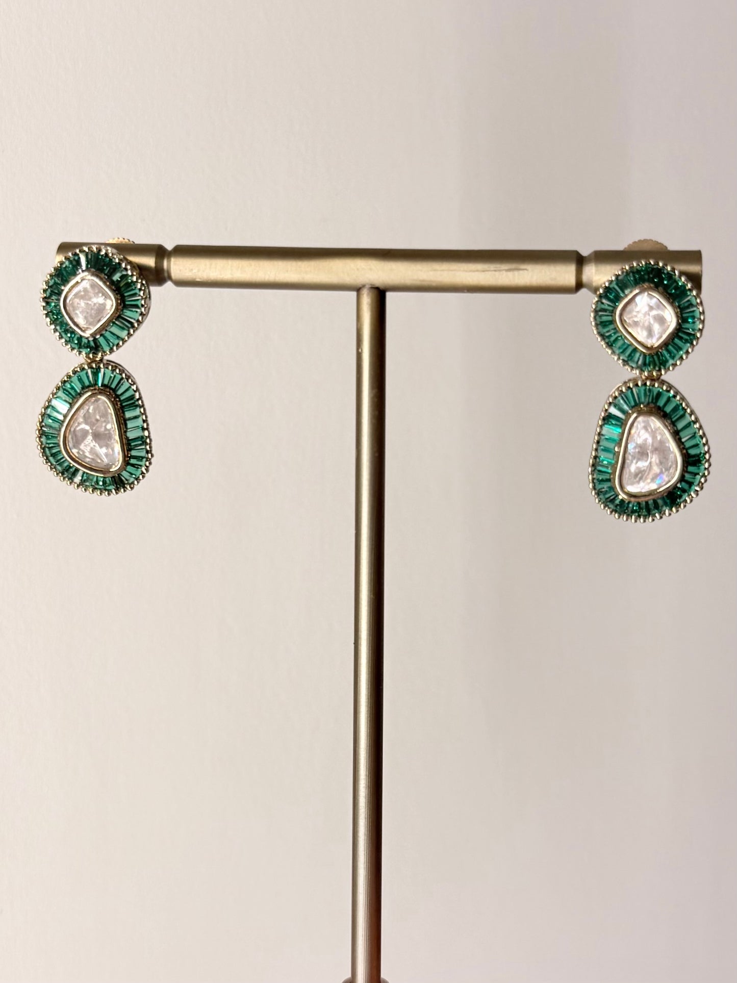 Emerald Radiance Earrings