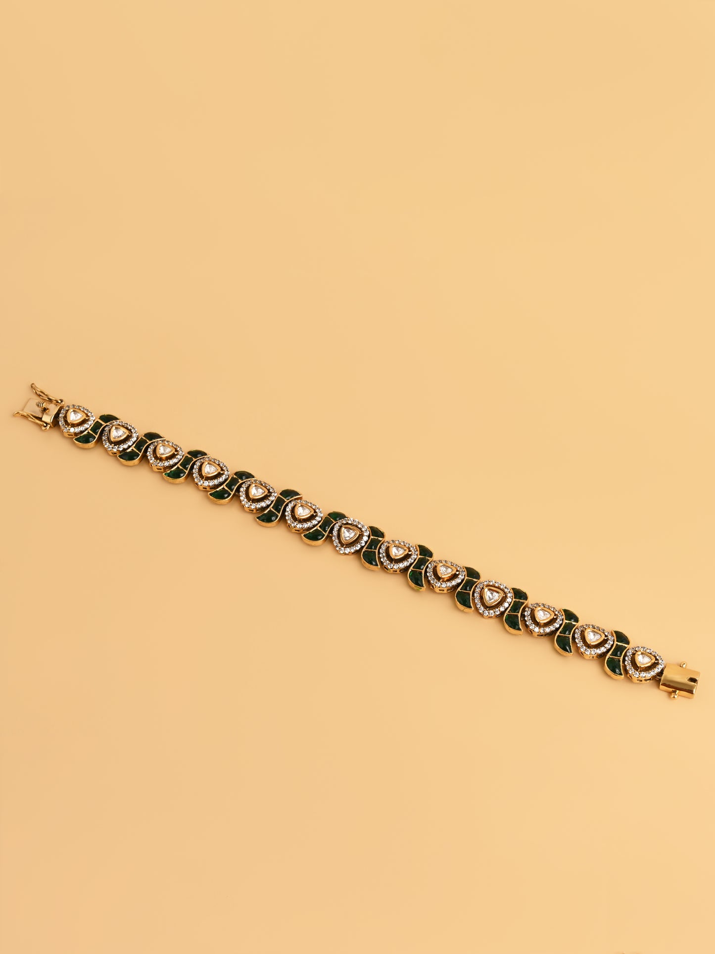 Mayura Kundan Bracelet
