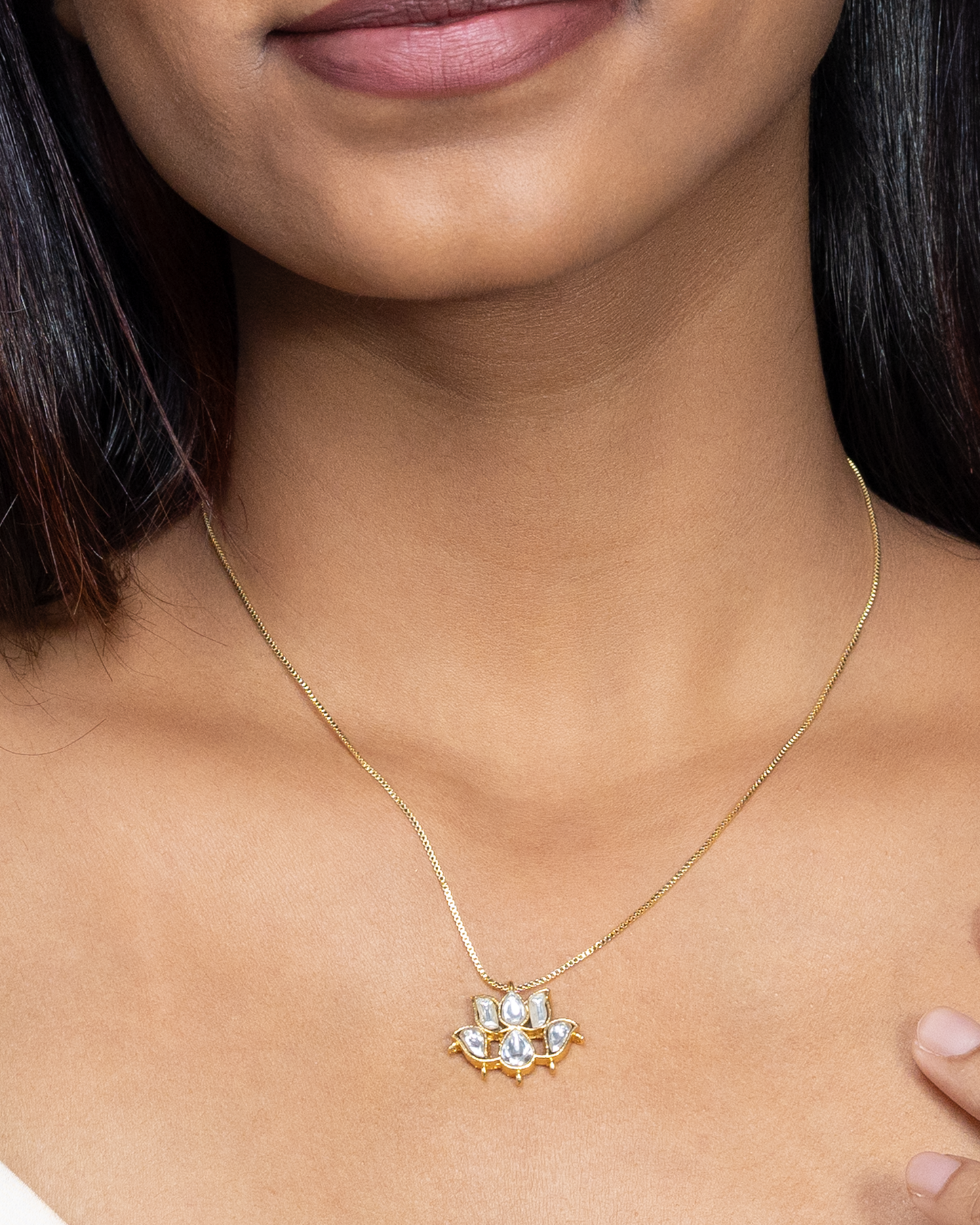 Kamal Kundan Pendant