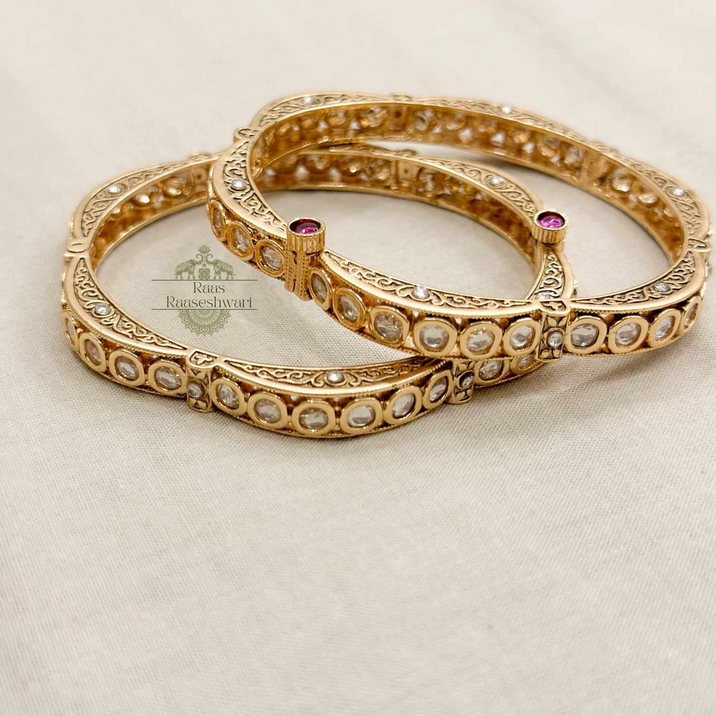 Mohini Openable Kundan Bangle
