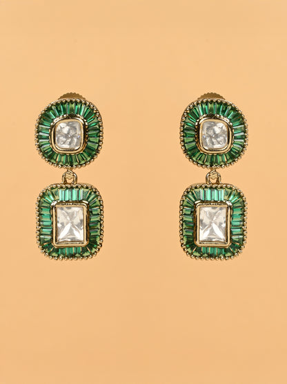 Emerald Radiance Earrings
