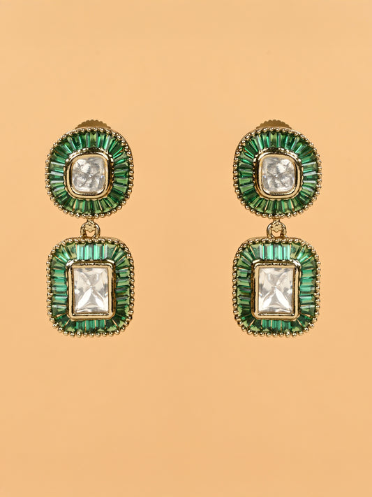 Emerald Radiance Earrings