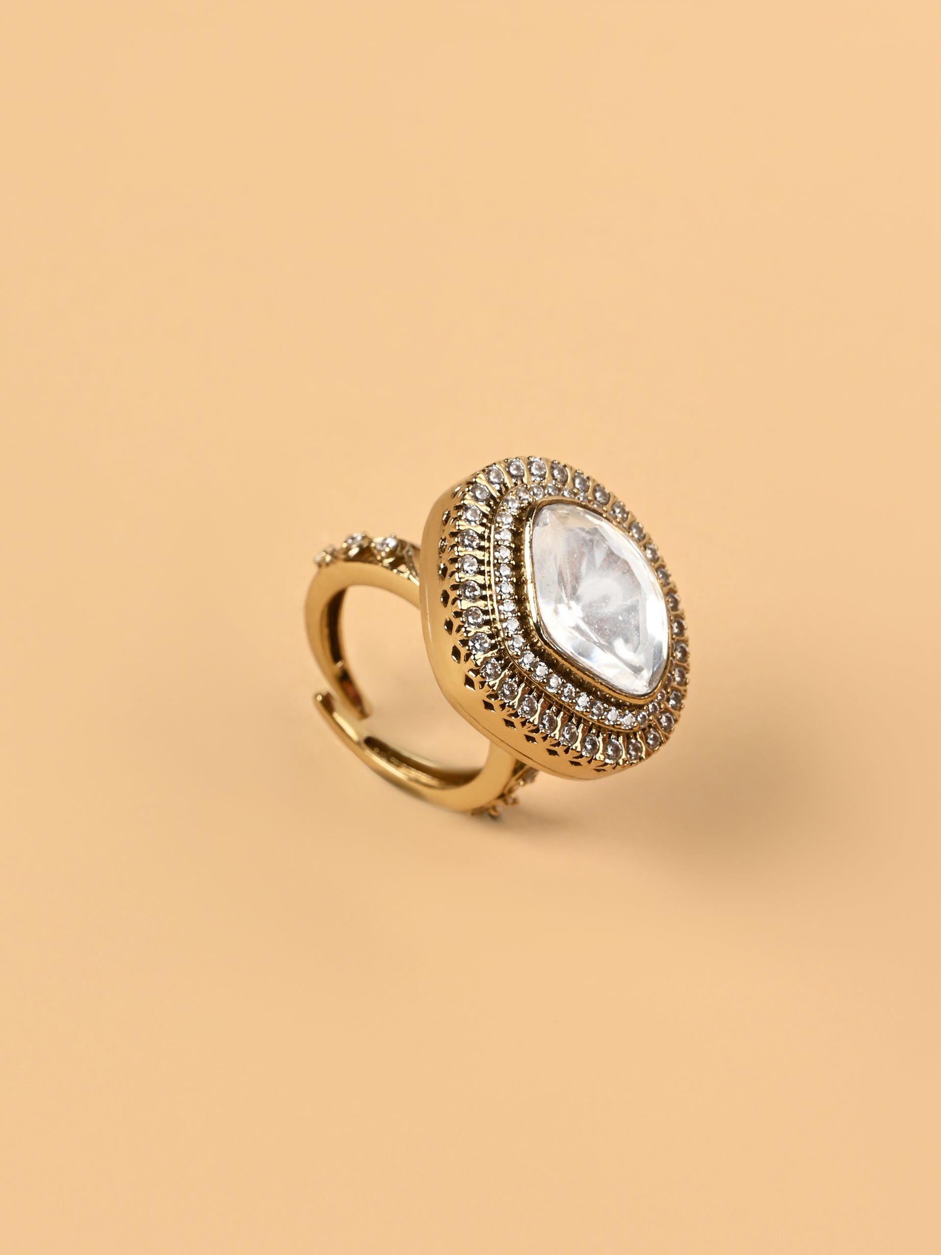 Mahira Polki Ring