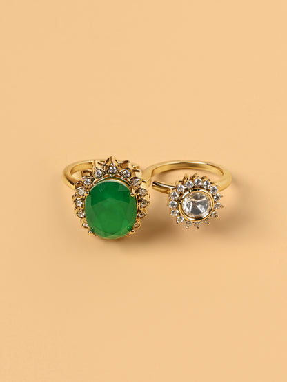 Emerald Moonlight Ring