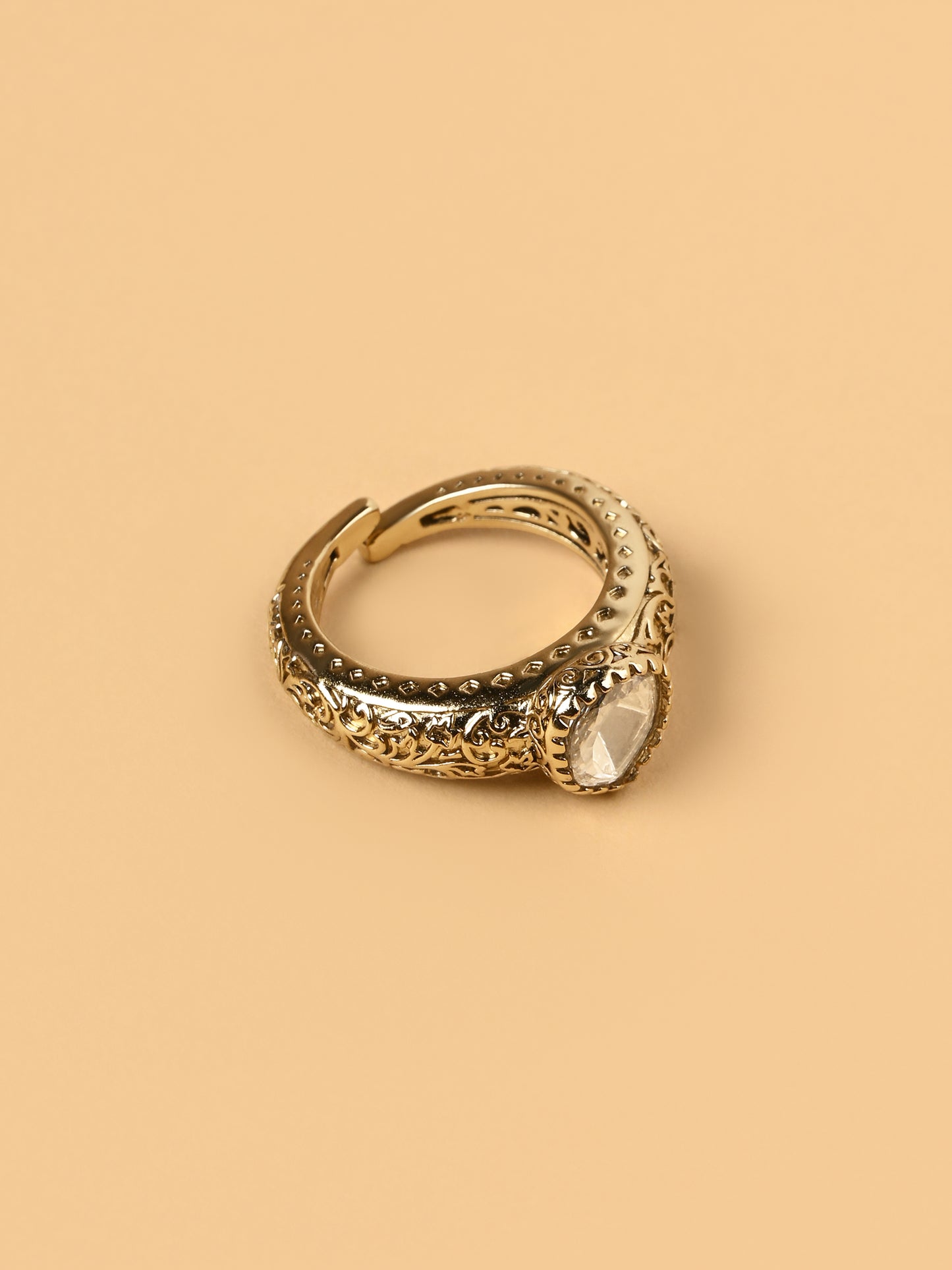 Mani Moissanite Ring