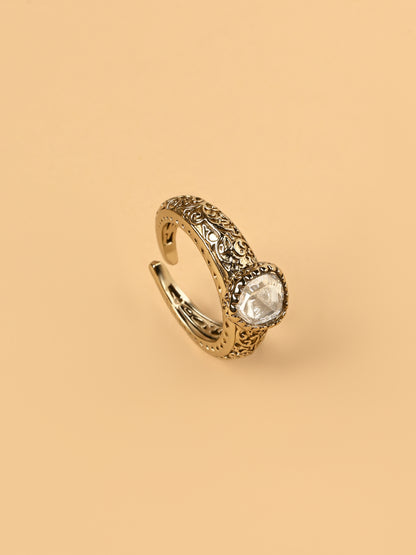 Mani Moissanite Ring