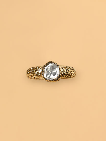 Mani Moissanite Ring