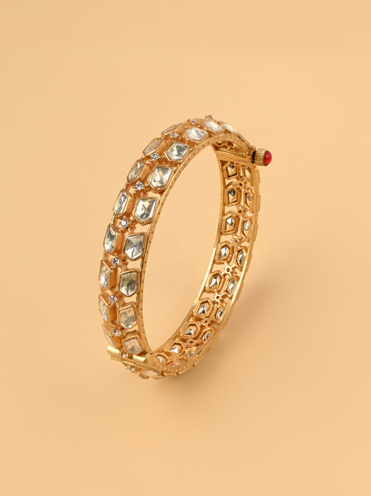 Rani Saa Kundan Moissanite Bangle