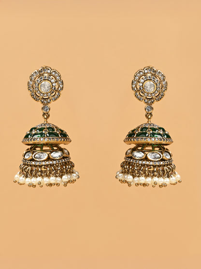 Khanak Kundan Jhumkas