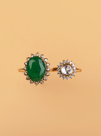 Emerald Moonlight Ring
