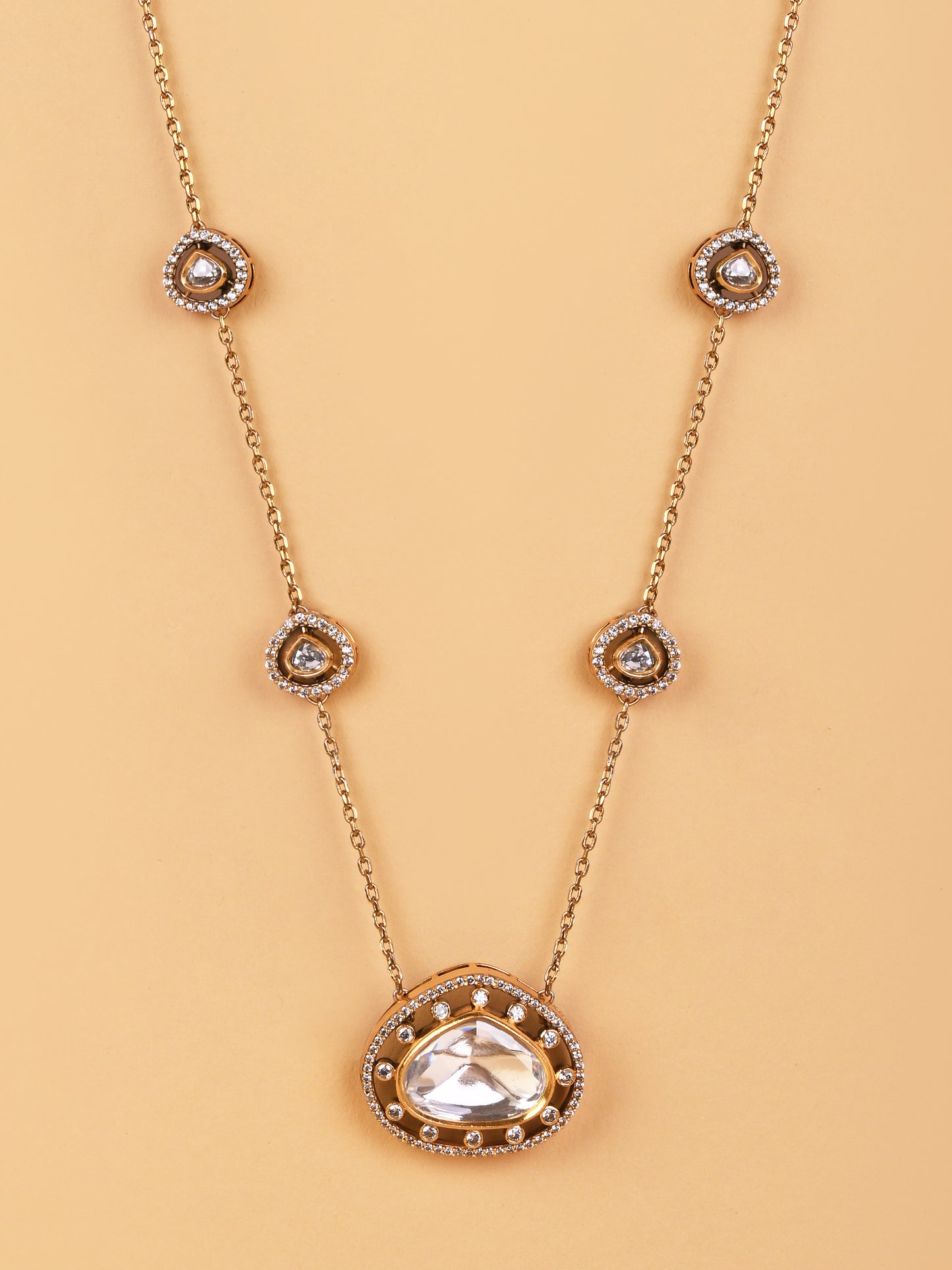 Ishira Kundan Pendant Set