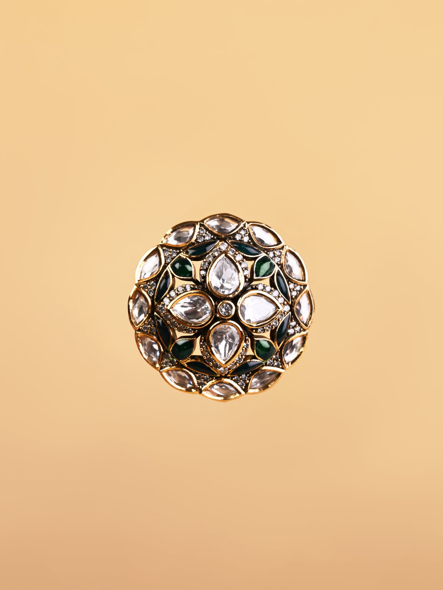 Viraasat Kundan Ring