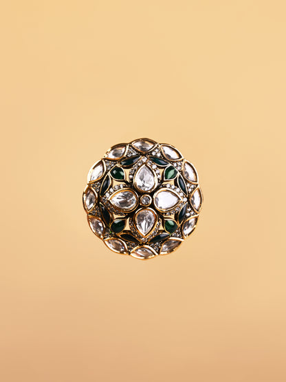 Viraasat Kundan Ring