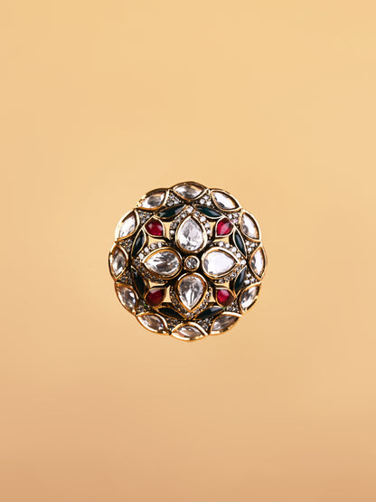 Viraasat Kundan Ring
