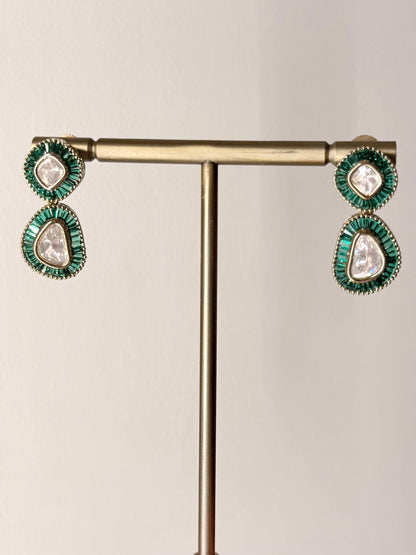 Emerald Radiance Earrings
