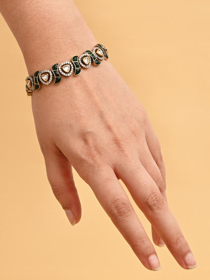 Mayura Kundan Bracelet