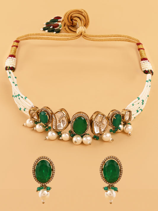 Emerald Noor Necklace Set