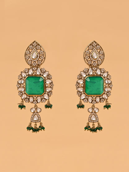 Emerald Maharani Choker Set