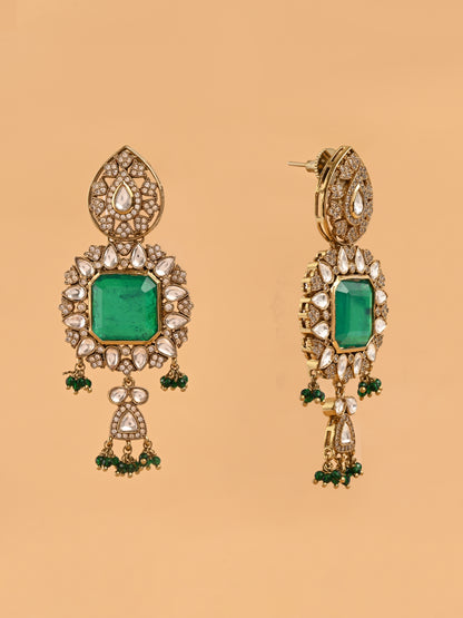 Emerald Maharani Choker Set