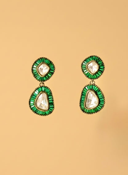 Emerald Radiance Earrings
