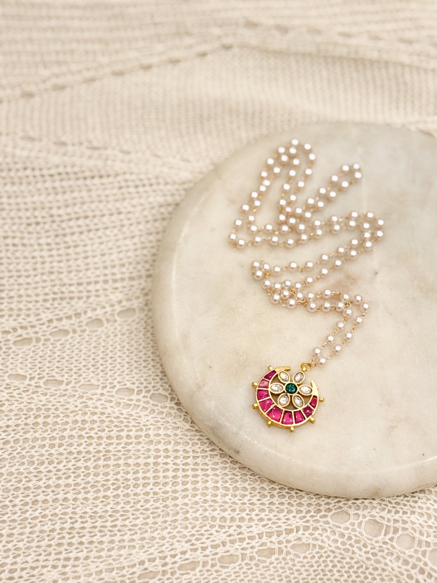 Chandrahaar Kundan Pendant