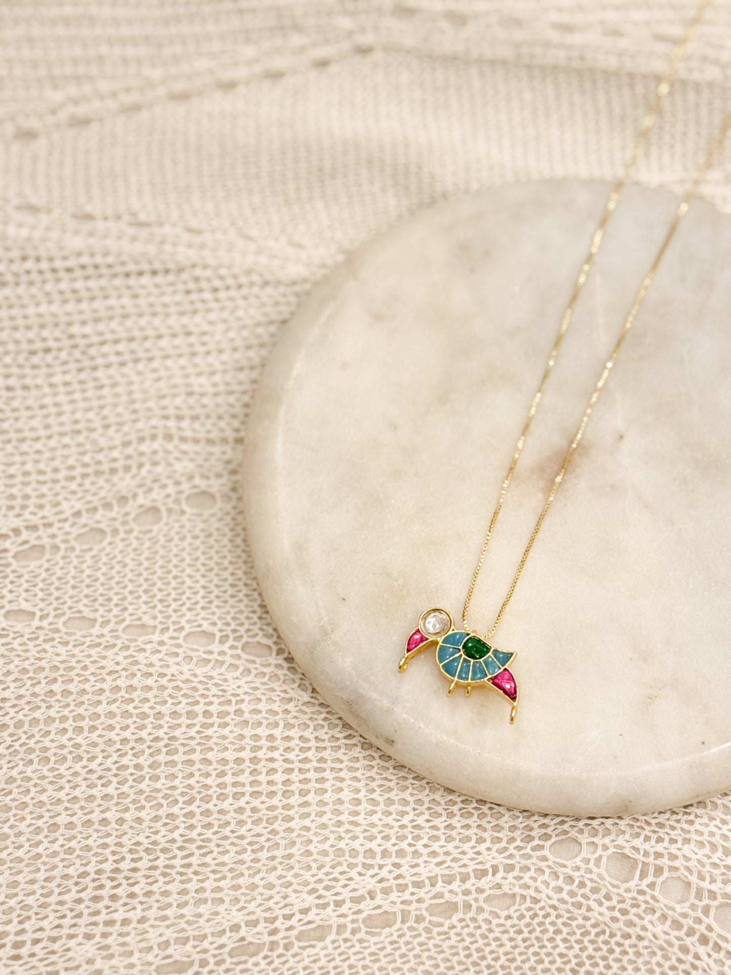 Mayura Kundan Pendant