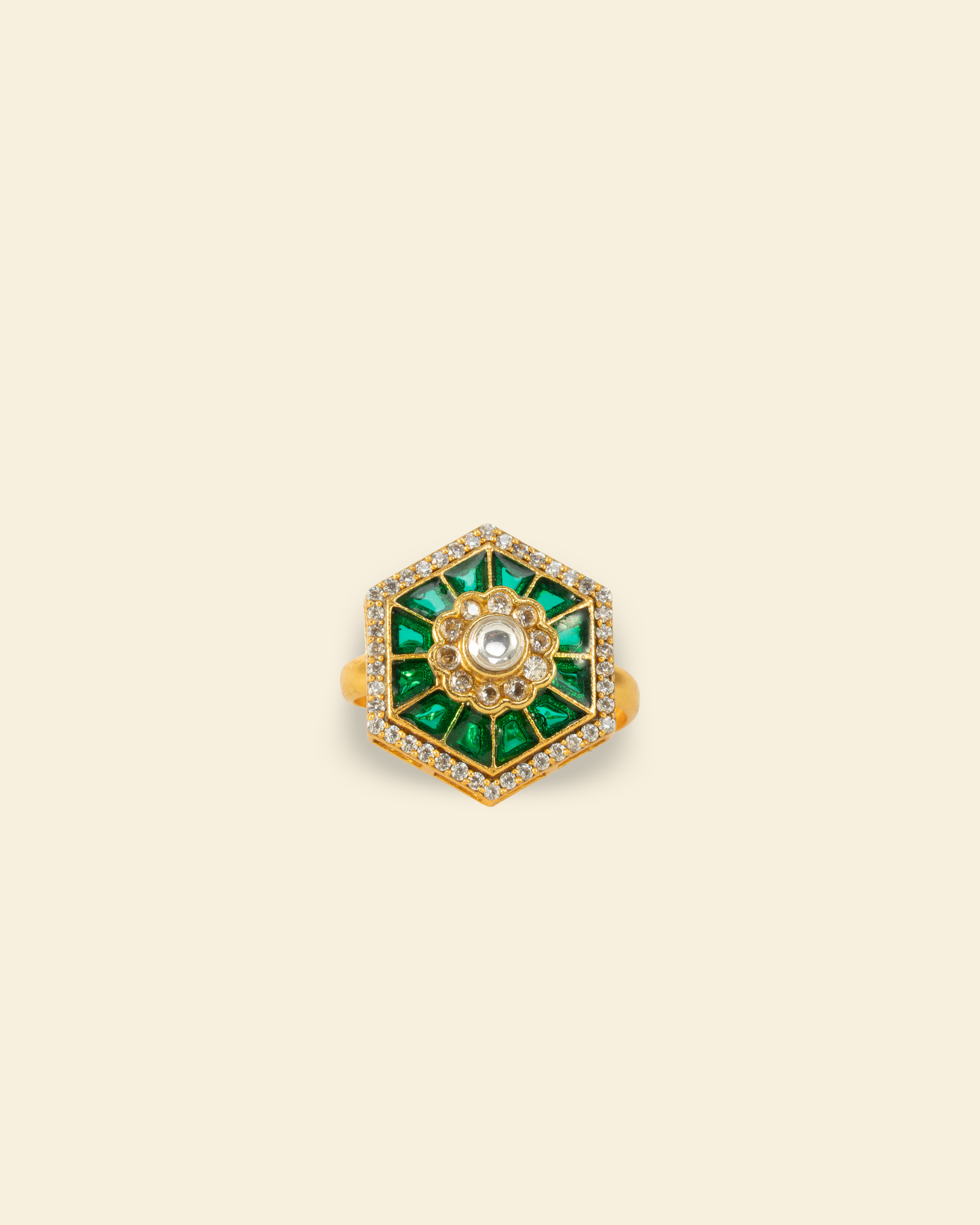 Suvarna Harit Adjustable Ring