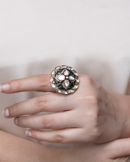 Viraasat Kundan Ring