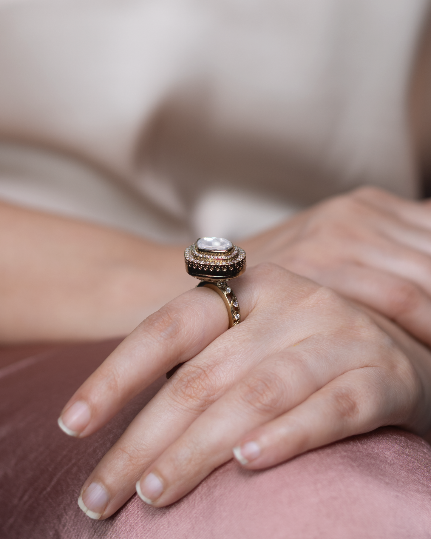 Mahira Polki Ring