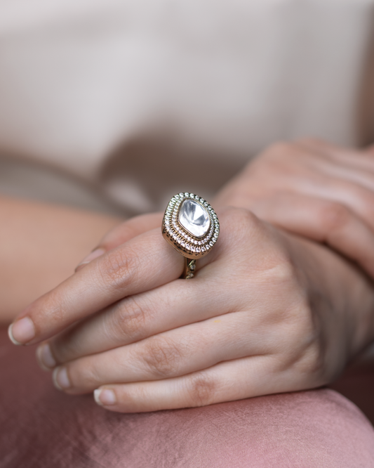 Mahira Polki Ring