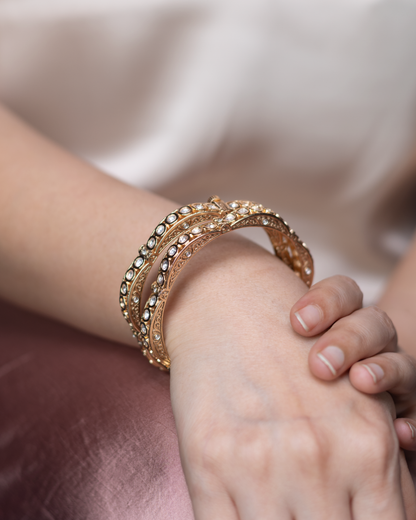 Mohini Openable Kundan Bangle