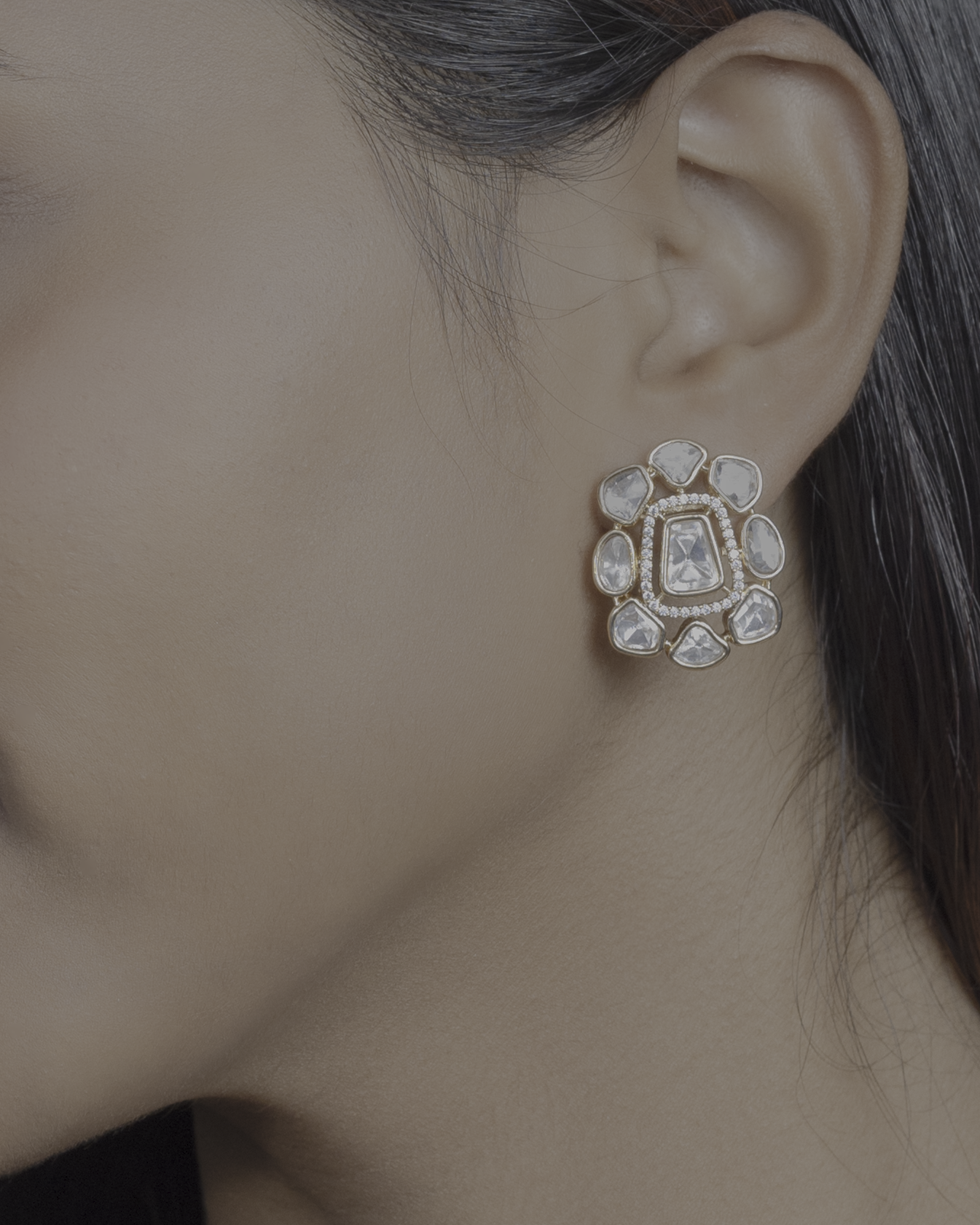 Rani Saa Moissanite Earrings