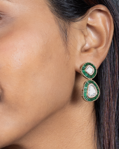 Emerald Radiance Earrings