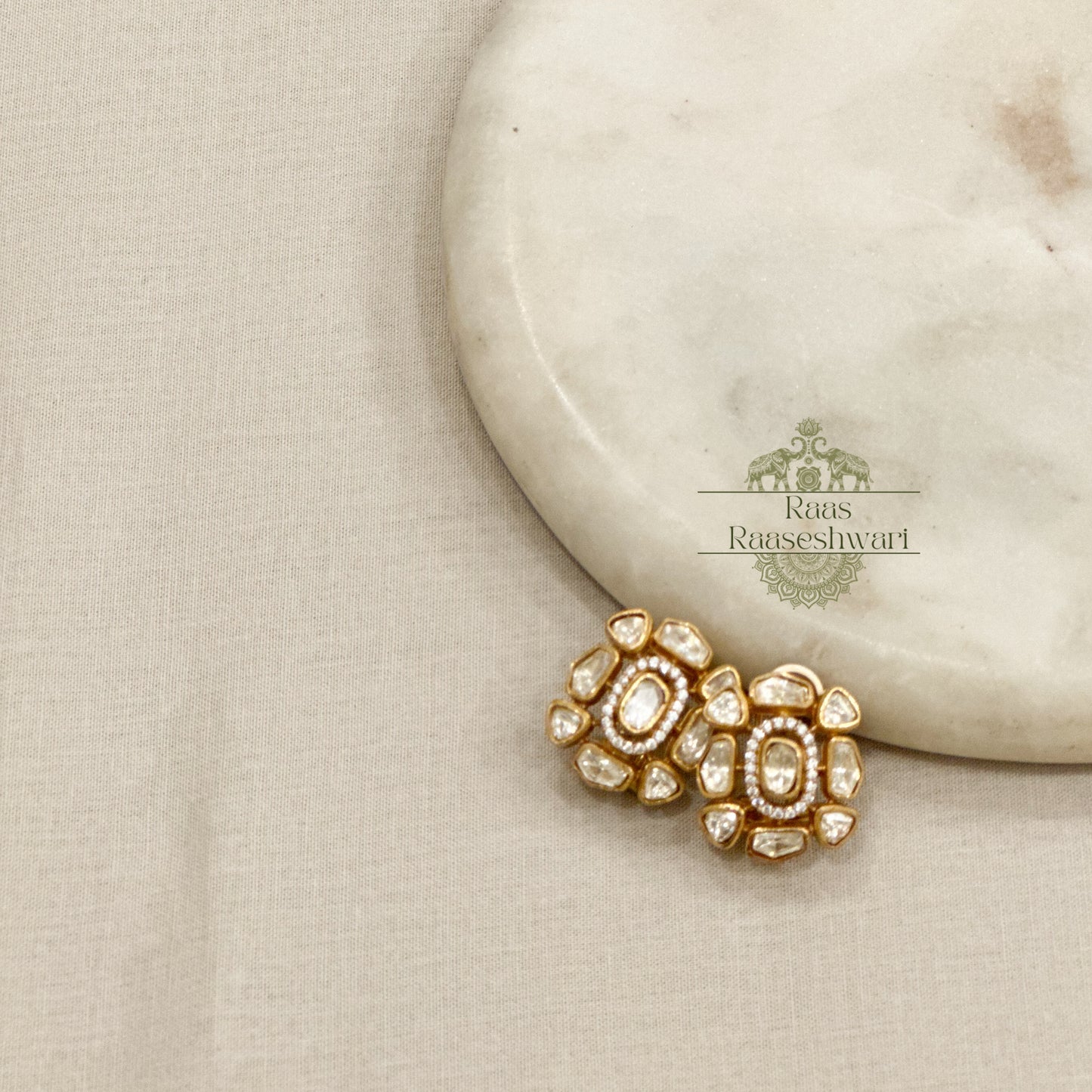 Rani Saa Moissanite Earrings