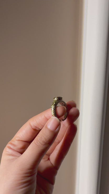 Mani Moissanite Ring